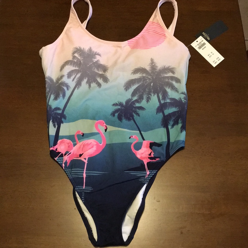 One-piece bathing suit.